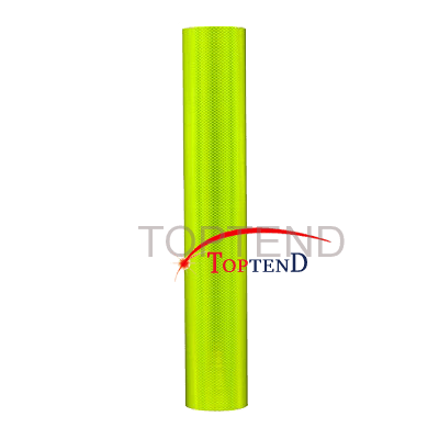 fluoro yellow green diamond reflective vinyl
